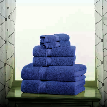 Egyptian Cotton 6 Piece Towel Bale 800 GSM - 2 Face Cloths, 2 Hand Towel, 2 Bath Towels Towelsworld